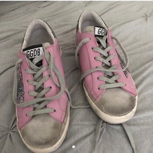 GGDB Pink Superstar Sneakers